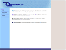 Tablet Screenshot of europrint-al.com